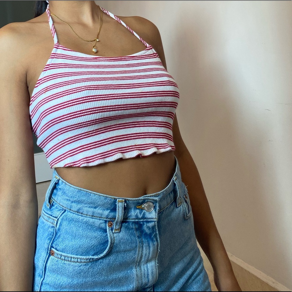 Brandy Melville Halter Crop Top